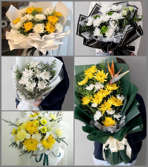 湖北咸宁市赤壁市新店镇夜珠桥村白事花束代送